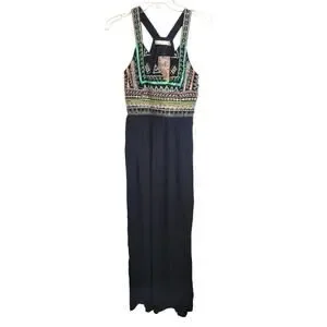 Paper Crane | Dresses | Nwt Paper Crane Black Embroidered Aztec Beaded Maxi Dress Womens Size Small | Poshmark Paper Crane | Dresses | Nwt Paper Crane Black Embroidered Aztec Beaded Maxi Dress Womens Size Small | Poshmark